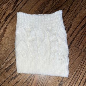 Tube knit top / neck scarf